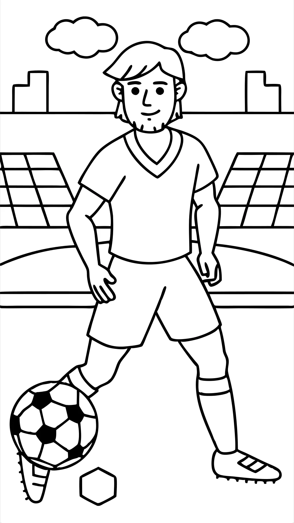 lionel messi coloring page